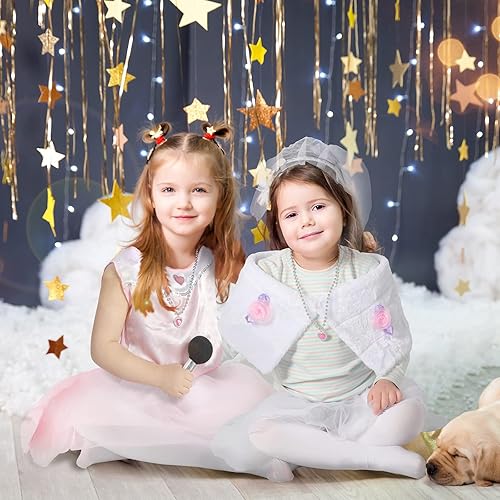 Jeowoqao Little Girls Dress up Costume Princess Dress up Trunk