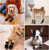 Zngou 2 Pairs Anti-Slip Dog Socks with Adjustable Strap Small/Medium Breathing view 7