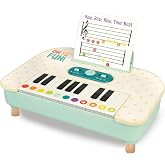 MindWare Oh So Fun! Take-Along Piano Toy for Toddlers &ndash; Interactive Musical Learning Toy with Lights and Sounds, Ages 12 Months and Up