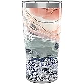 Tervis Traveler Kelly Ventura Drift Triple Walled Insulated Tumbler Travel Cup Keeps Drinks Cold & Hot, 20oz, Stainless Steel
