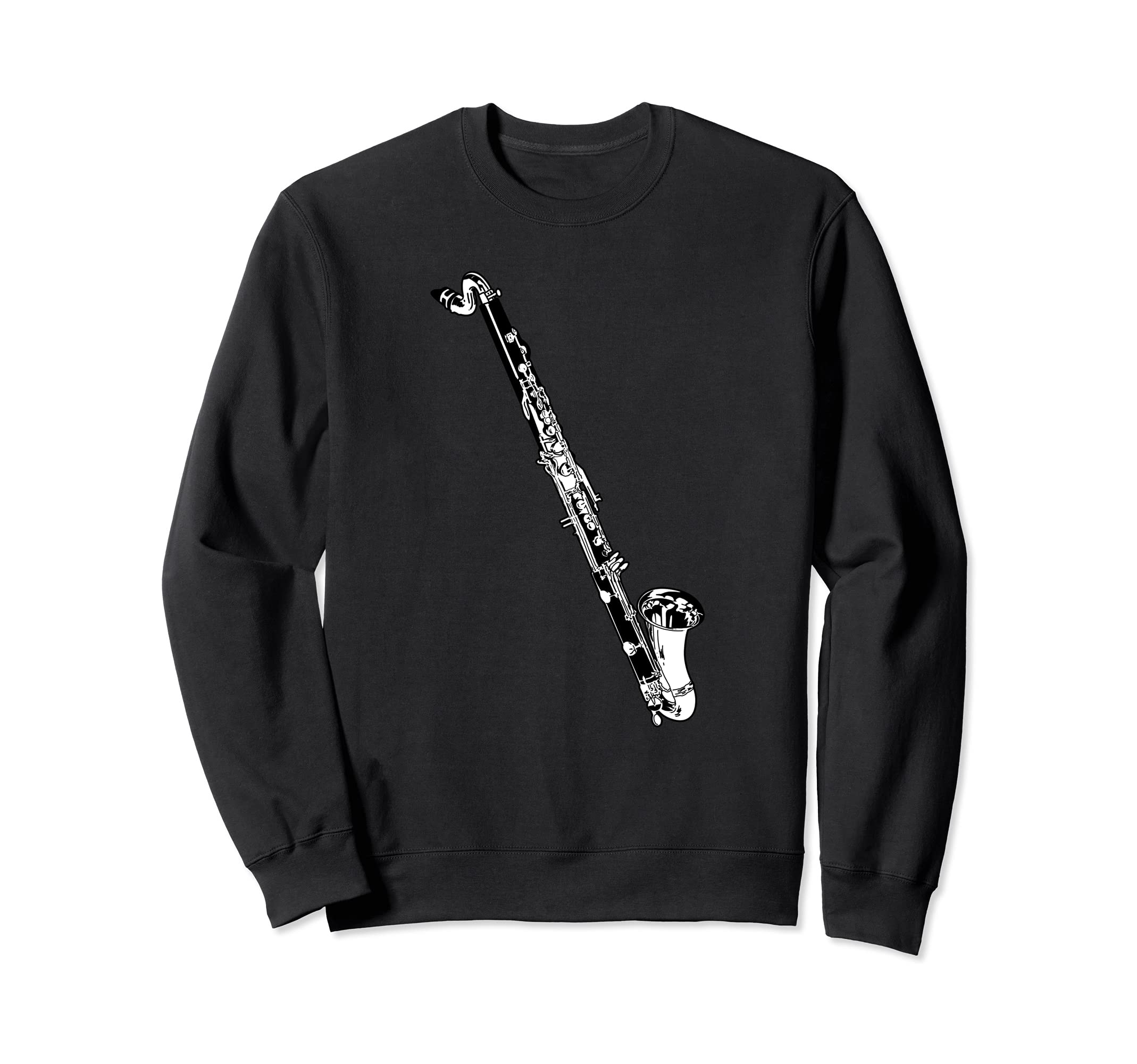 Vintage Bass Clarinet Music Big Band Retro Bass Clarinet Sweatshirt