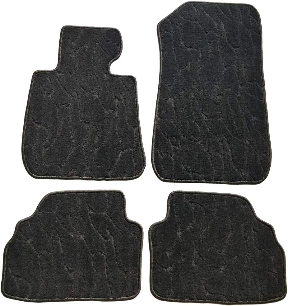 QianBao Compatible with Car Mats Front & Rear Nylon 4Pc Car Floor Carpets Liner Floor Mat for BMW E92 2007 2008 2009 2010 2011 2012 2013