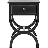 SAFAVIEH Home Collection Maxine Black 1-Drawer Acccent Table