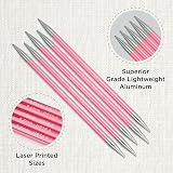 KnitPro Zing Double Pointed Needles 6in 6.50mm Nail Free Aluminium view 2