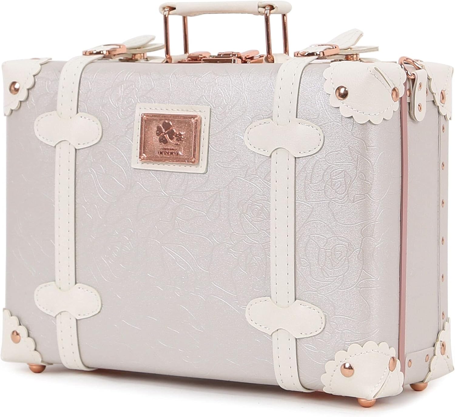 urecity Vintage and Cute Carryon Nonwheeled Mini Leather