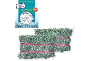 Grandpa's Best Timothy Hay Mini Bale, 10 Lbs (Packaging may vary),Brown