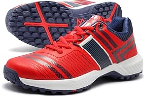 SOLM8 S8 3.0 Cricket Shoes - Performance Rubber Cleats for Outdoor Turf and Field Sport- Gel Cushioned Insole (2025 Edition)