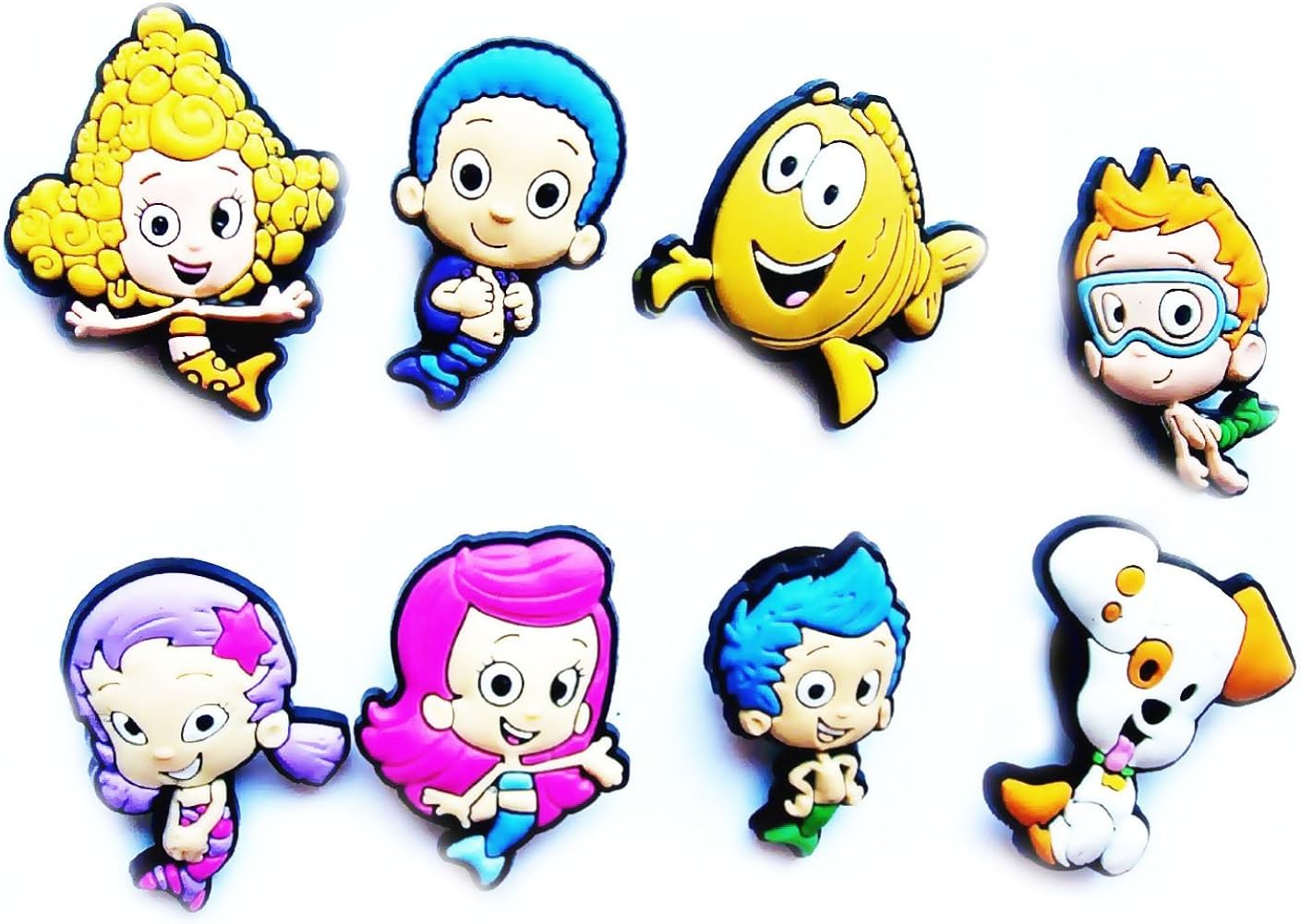 bubble guppies croc charms