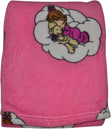 precious moments pink blanket