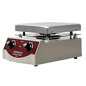 Fristaden Lab SH-3 Magnetic Stirrer Hot Plate Mixer | 100-1600rpm Stirring Speed | 350°C Temperature | 3,000mL Capacity | 1 Year Warranty | Lab Quality Hot Plate Stirrer for Liquid Heating and Mixing