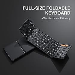 ProtoArc Foldable Bluetooth Keyboard, XK01 Folding