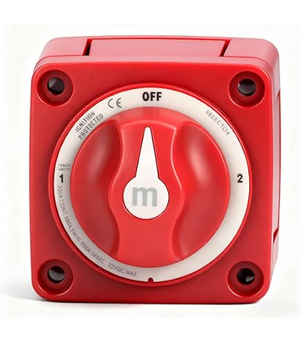 Amazon.com: Battery Switch, 300A 3 Position Dual Circuit Battery