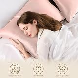 ZIMASILK 100% Mulberry Silk Pillowcase 19 Momme 6A Pink 50x75 cm view 4