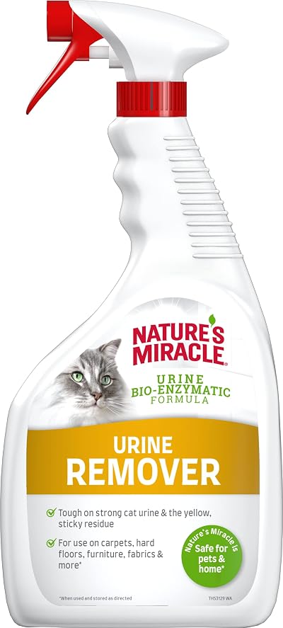 Nature's Miracle Cat Urine Stain & Odour Remover Bio-Enzymatic 946ml