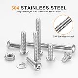 HAOCHEN M2.5 Screw Set 840 Stainless Steel Nuts Washers Assortment Kit view 5