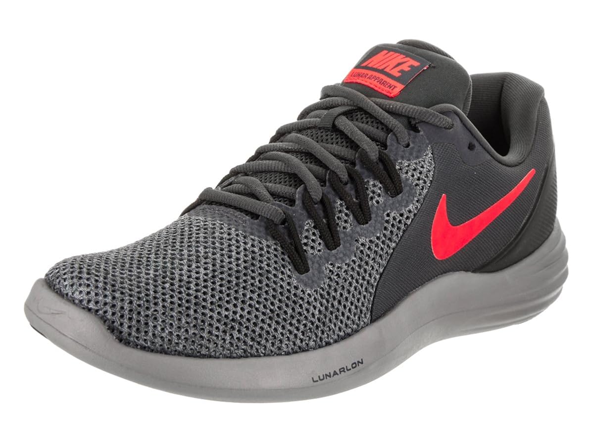 Buy Nike Men's Lunar Apparent Running Shoe Anthracite/Total Crimson-Black-Cool Grey 9. 5 at 