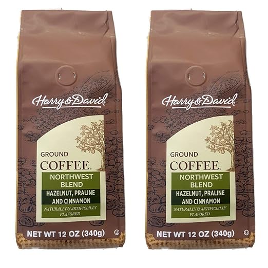 Harry & David Ground Coffee Northwest Blend with Hazelnut