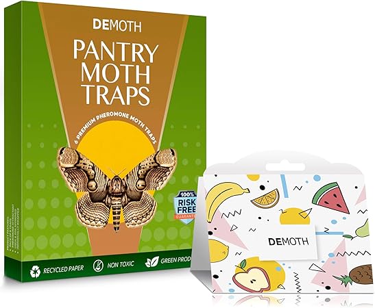 Amazon Com Demoth Effective Pantry Moth Traps 6 Pack Safe Odor