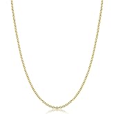 Kooljewelry Womens Chain Elegant - 14k Gold Filled Cable Chain Necklace, Spring Ring Clasp