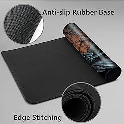 Tabletop Card Playmat with Stitched Edges, 24 x 14