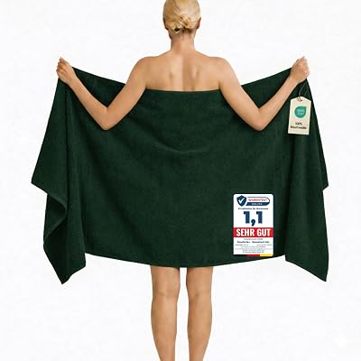Toalla de Baño Grande 100x200 cm, Sábana de Baño 100% Algodón
