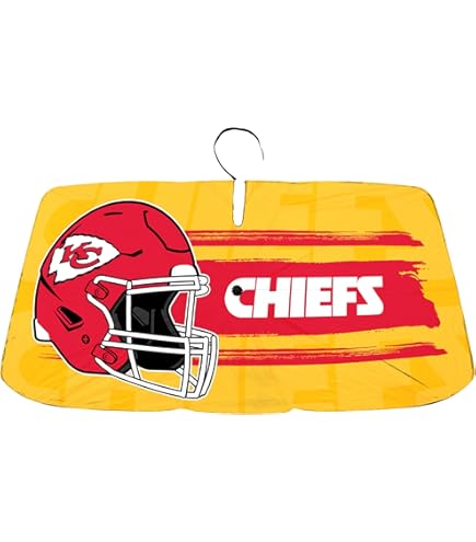NFL Kansas City Chiefs Side Window Auto Shade 2 Pack : Sports & Outdoors