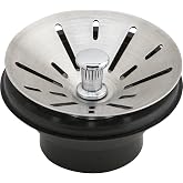 Elkay 3-1/2" Garbage Disposal Stopper/Strainer for use with Perfect Drain-Satin Finish