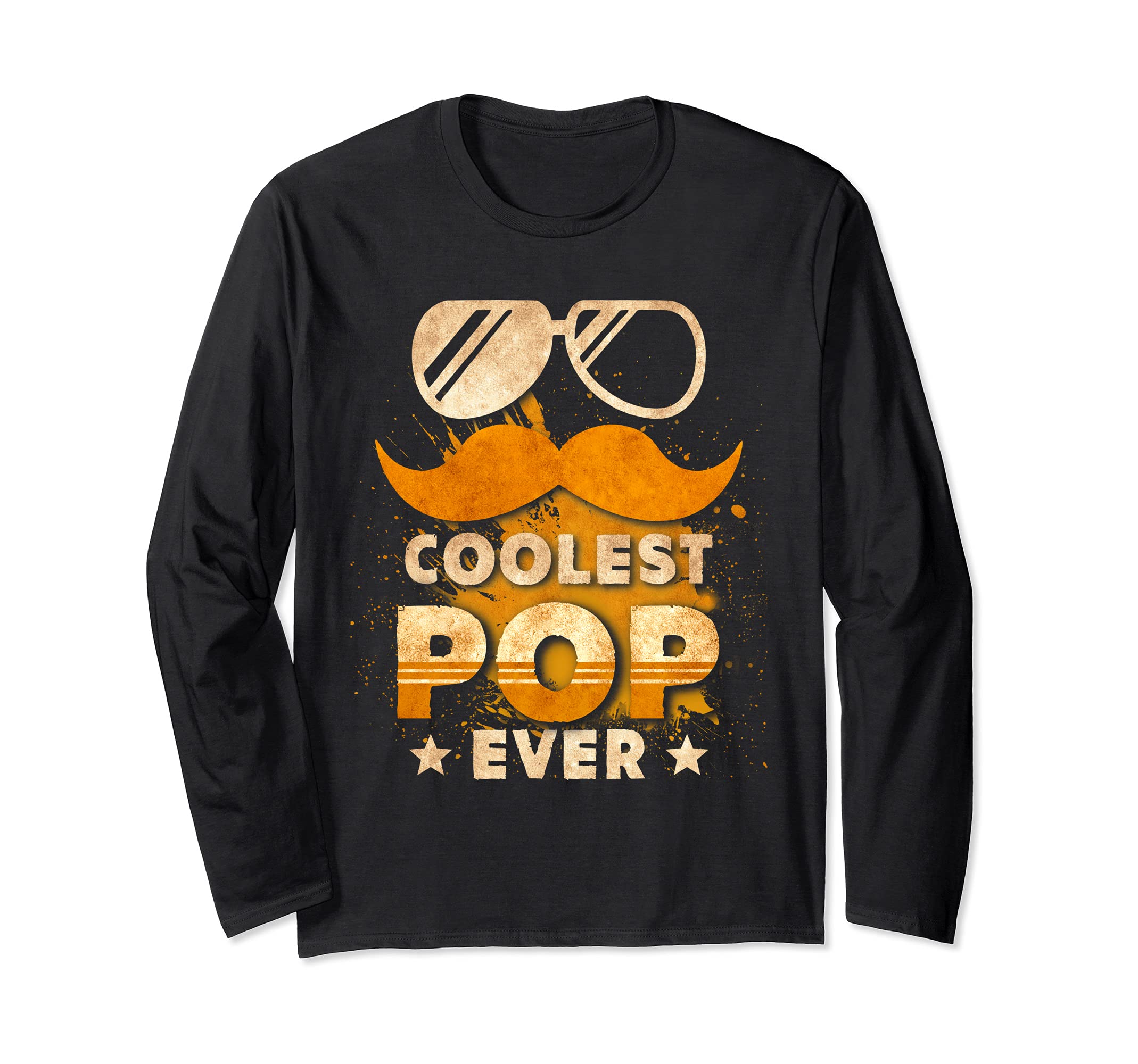 Coolest Pop Ever Father's Day For Dad Grandpa Long Sleeve T-Shirt