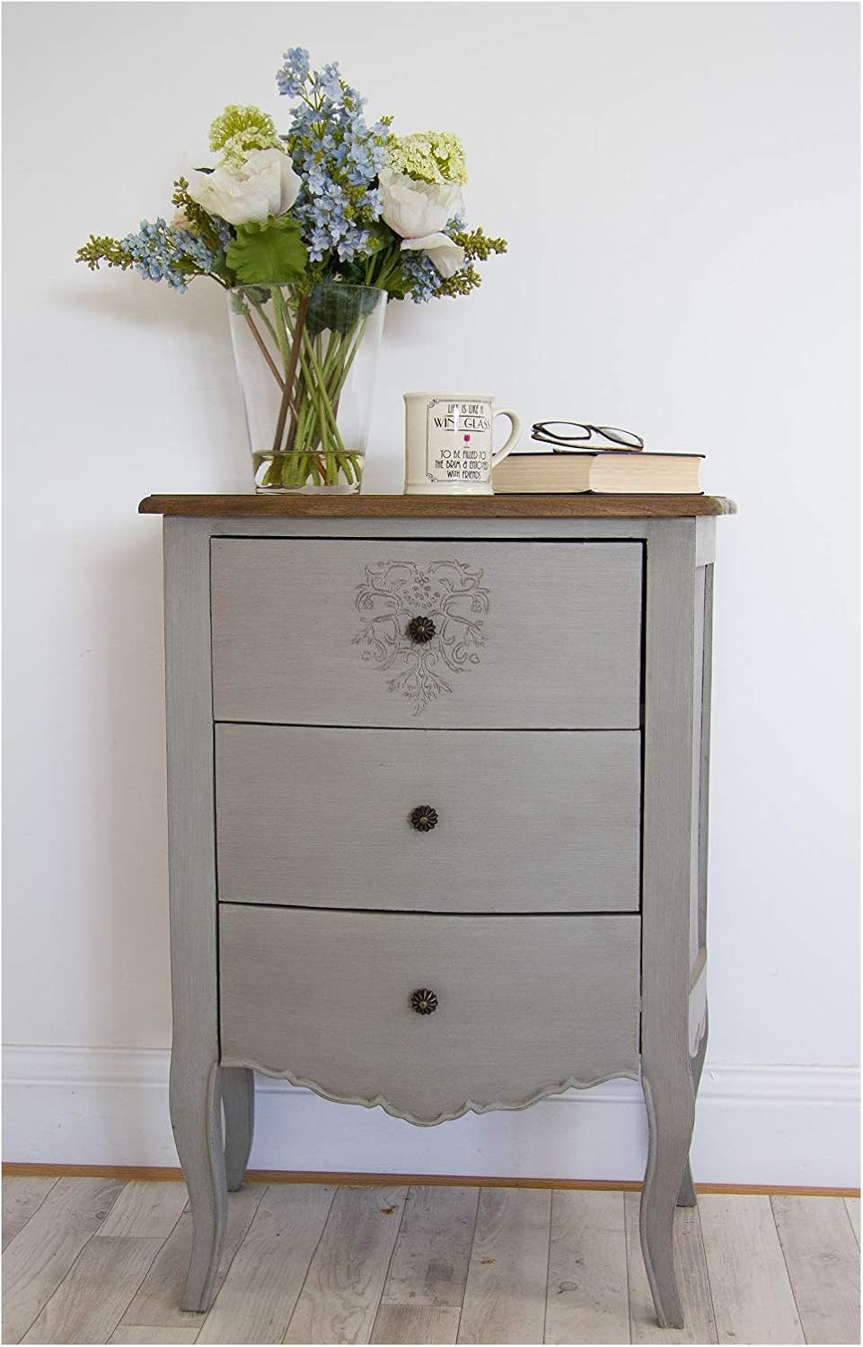 Inspiring Furniture Ltd French Style Three Drawer Storage Unit