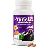 Prunelax Ciruelax Maximum Relief Laxative Tablets with Natural Senna for Occasional Constipation, Senna Extract, Vegan &amp; Gluten-Free, Gentle Overnight Relief - 100ct