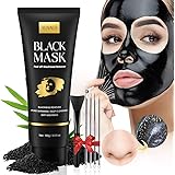 Blackhead Remover Mask Kit, Peel Off Black Mask, Purifying Charcoal Face Mask for Face Nose Blackheads Pores Acne, Blackhead