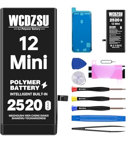 Amazon.com: Vvsialeek A2471 Replacement Battery for iPhone 12 Mini