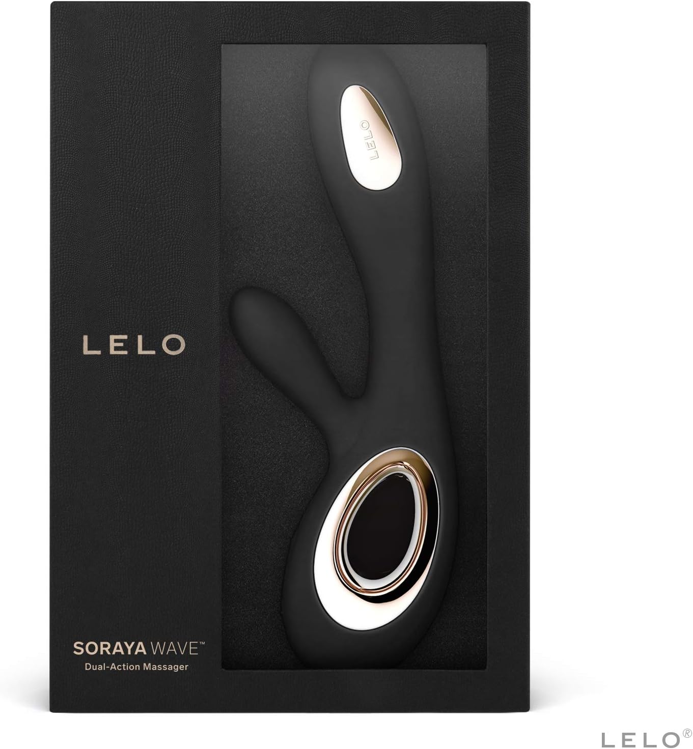 LELO Soraya Wave Luxurious Rabbit Massager Black with Unique Wavemotion Technology for A Full Body Pleasure Experience - Image 4