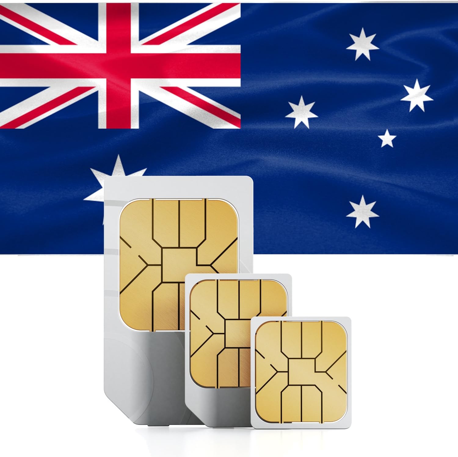 travSIM Prepaid 3UK SIM card for Australia and New Zealand 12 GB data