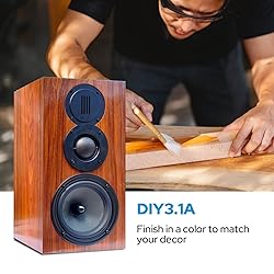 HiVi-Swans DIY 3 Way Passive Bookshelf Speakers