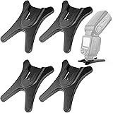 Anwenk Camera Flash Stand Flash Speedlight Hot Shoe Mount Stand with 1/4" Metal Tripod Thread for Flash Speedlight Speedlite,