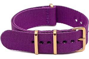 NATO Watch Band Nylon Strap Gold Buckle 18mm/20mm/22mm/24mm Striped Replacement Belt Wristwatches Accessories