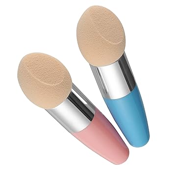 Beaute Secrets Makeup Sponge Set, Flawless Foundation Blending Sponge, Make Up Sponge For Liquid, Creams, and Powders, 2 Pieces