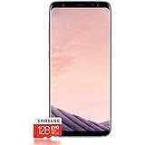 Samsung Galaxy S8 Smartphone BUNDLE (5,8 Zoll Touch-Display, 64GB interner Speicher, Android) - Orchid Grey + Samsung Evo Plus 128 GB Speicherkarte [Exklusiv Bei Amazon] - Deutsche Version