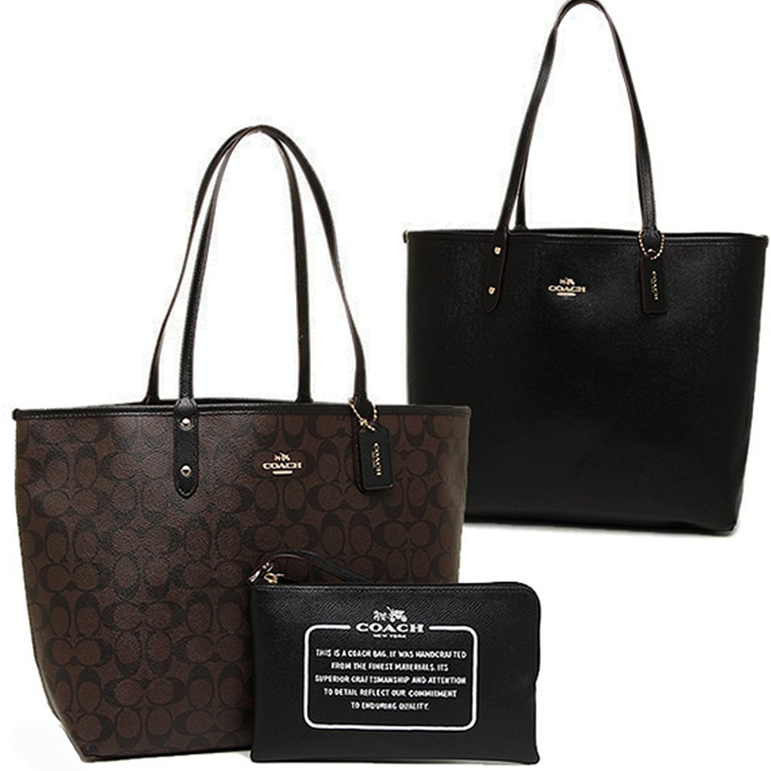 coach monogram tote bag
