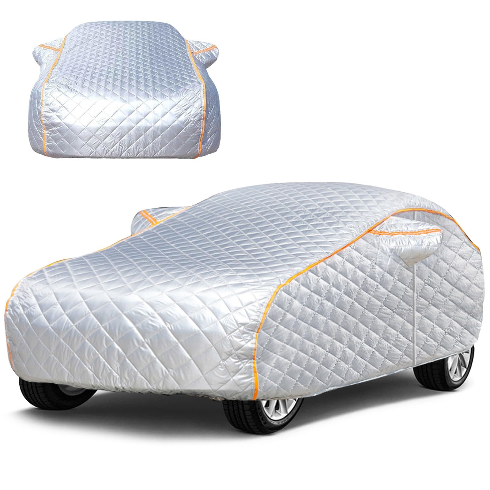 Hail Protector Car Cover SUV for Rivian R2,5-Layer Padded Anti-Hail Car Cover,Sun Protection,Dustproof,Outdoor Heavy Duty Waterproof SUV Protector