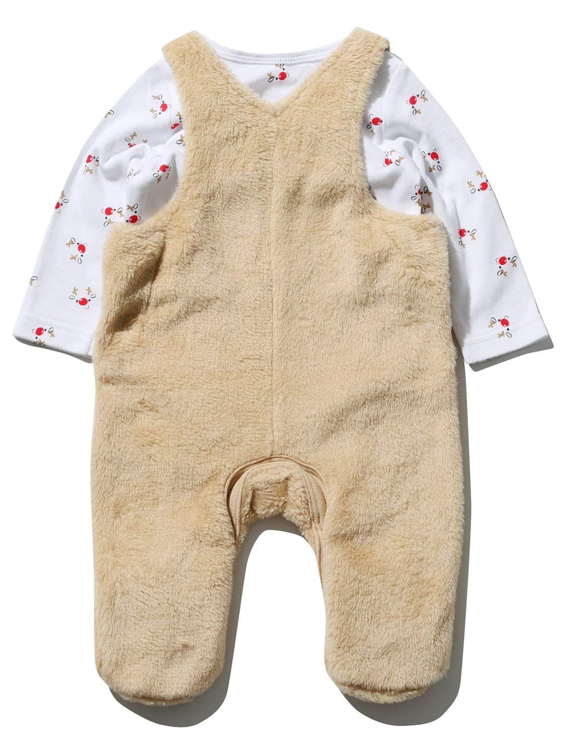 baby christmas dungarees