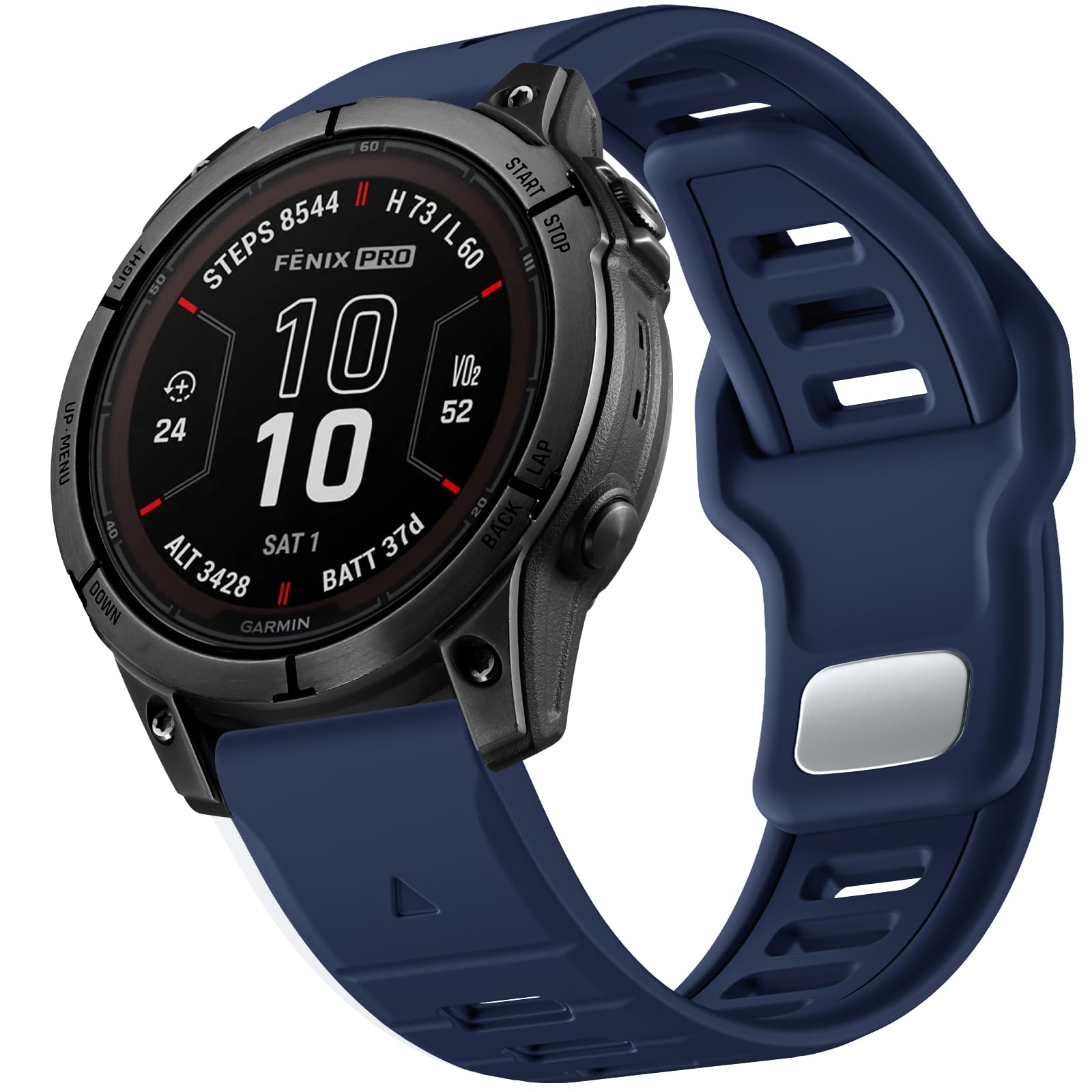 Negatta Silicone Watch Strap Compatible with Garmin Fenix 7X/Fenix 6X Pro, 26mm Quick Fit for Garmin Epix 51mm/Instinct 2X Solar
