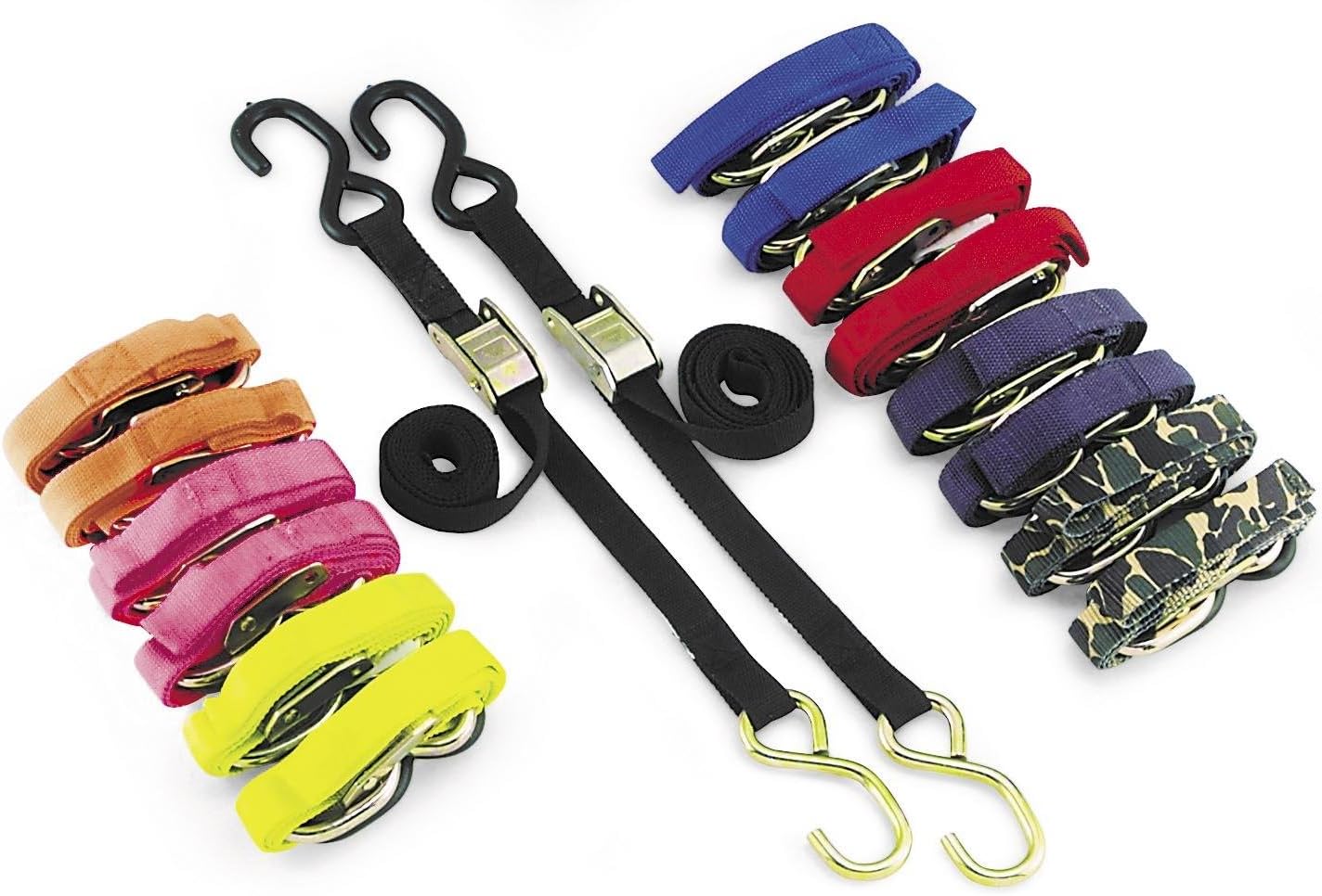 BIKEMASTER 100510 TIEDOWN 1/" BLACK BIKEMASTER