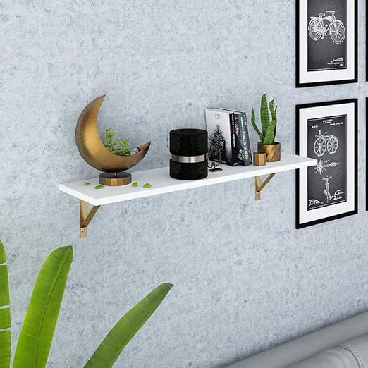 Estantes flotantes montados en la pared Compartimento de palabras de