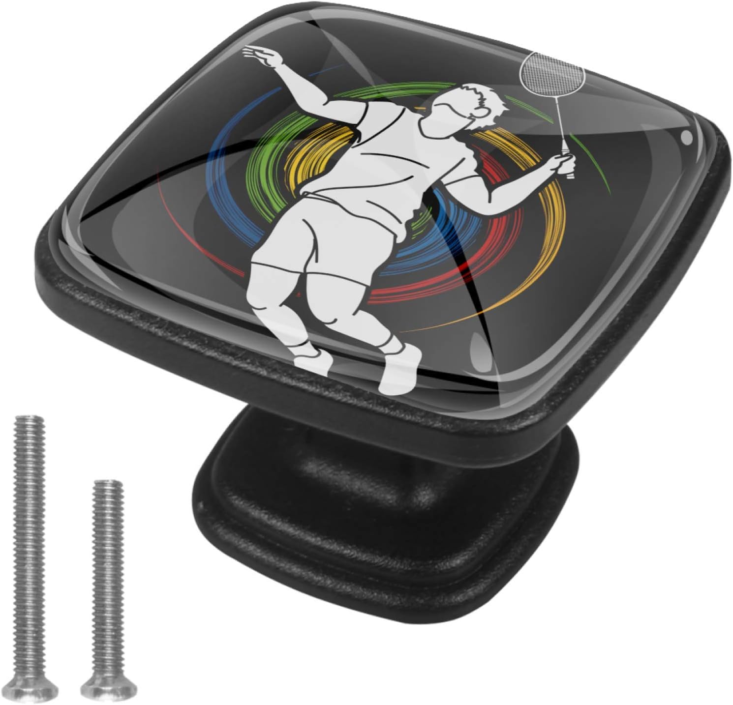 Xingruyun Türknöpfe Sport Badminton Schubladenknöpfe einzeln Möbelgriff