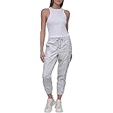 DKNY Women's Twill Cargo Jogger Pants