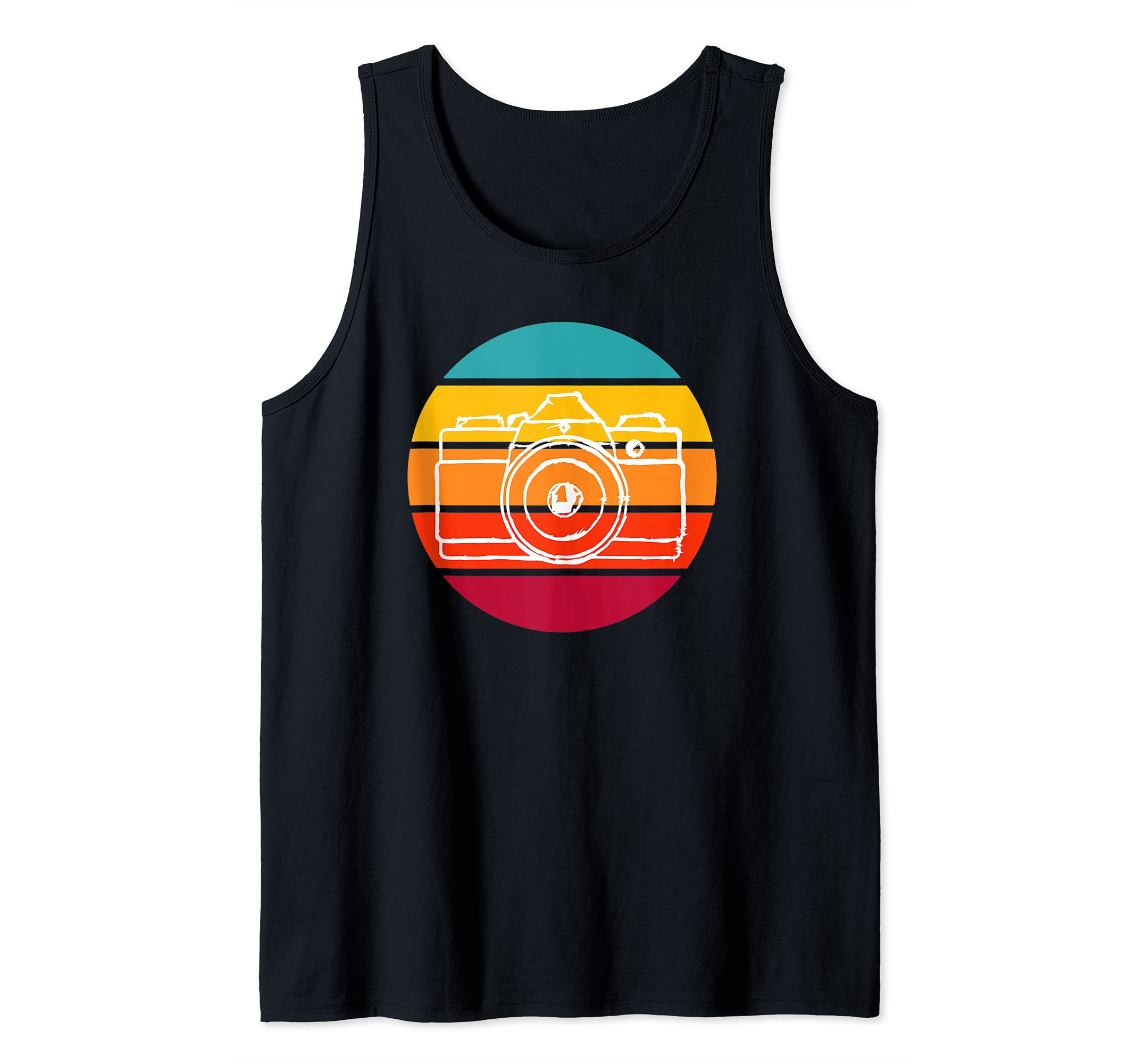 Dark Room Photographer Photography Camera Film Photo Lens Tank Top