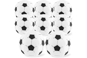 CCINEE 38cm Inflatable Soccer Ball,8 Pack Large Blow Up Soccer Ball for Indoor Outdoor Home Decoration