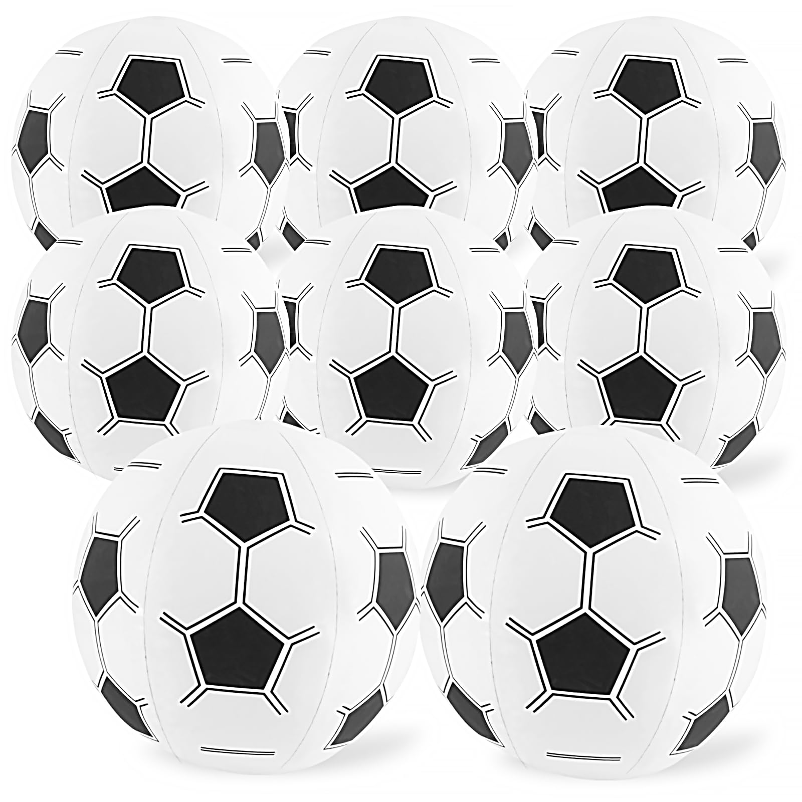 Photo 1 of FOIMAS 8pcs Soccer Beach Balls,15 Inch Inflatable Soccer Balls for Summer Pool Beach Party Favor Outdoor Activities